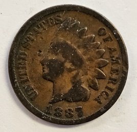 1887 INDIAN HEAD PENNY