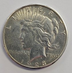 1923 S PEACE Dollar Coin   .900 SILVER