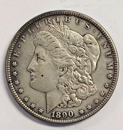 1890 MORGAN DOLLAR COIN    .900 SILVER