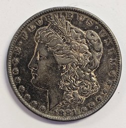 1881 MORGAN DOLLAR COIN  .900 SILVER