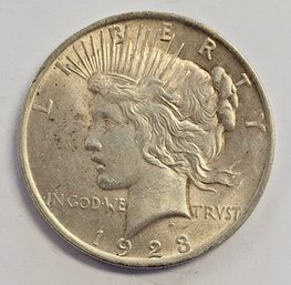1923 PEACE DOLLAR COIN  .900 SILVER