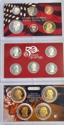 2007 S UNITED STATES MINT 14 PIECE COIN SILVER PROOF SET    .900 SILVER