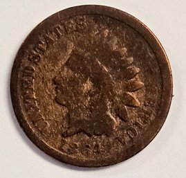 1864 INDIAN HEAD PENNY VARIETY 3