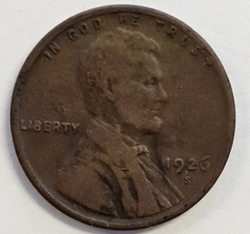 1926 S LINCOLN WHEAT PENNY