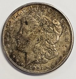1921 S Morgan Dollar .900 Silver