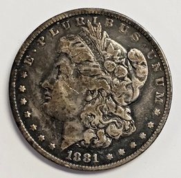 1881 Morgan Dollar .900 Silver