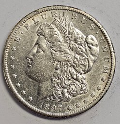 1897 S Morgan Dollar .900 Silver