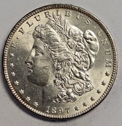 1897 Morgan Dollar .900 Silver