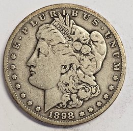 1898 S Morgan Dollar .900 Silver