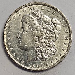 1901 Morgan Dollar .900 Silver
