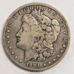 1901 O Morgan Dollar .900 Silver