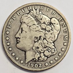 1902 Morgan Dollar .900 Silver