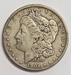 1904 Morgan Dollar .900 Silver