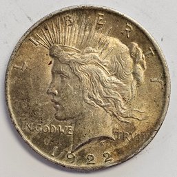 1922  Peace Dollar .900 Silver