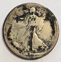 1917 Walking Liberty Half Dollar .900 Silver