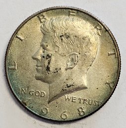1968 Kennedy Half Dollar .400 Silver