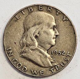 1952 D Franklin Half Dollar .900 Silver