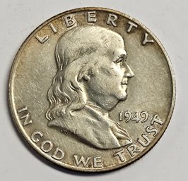 1949 D Franklin Half Dollar .900 Silver