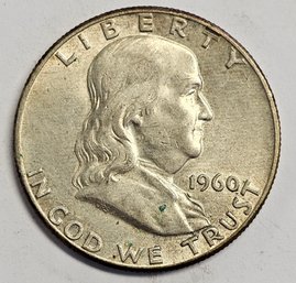 1960 Franklin Half Dollar .900 Silver