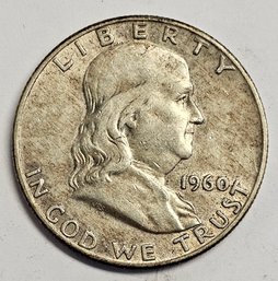 1960 D Franklin Half Dollar .900 Silver