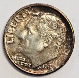 1961 D Roosevelt Dime .900 Silver
