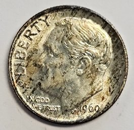 1960 Roosevelt Dime .900 Silver