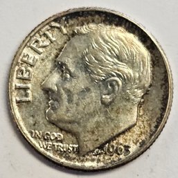 1963 Roosevelt Dime .900 Silver