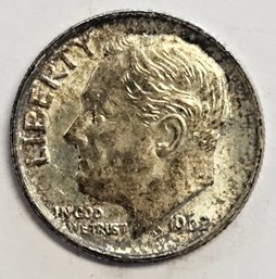 1962 Roosevelt Dime .900 Silver