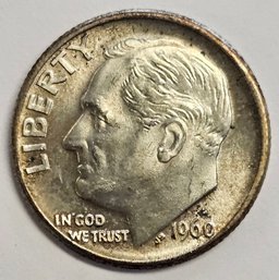 1960 D Roosevelt Dime .900 Silver