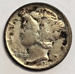 1936 D Mercury Dime .900 Silver