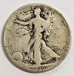 1936 S Walking Liberty Coin .900 Silver