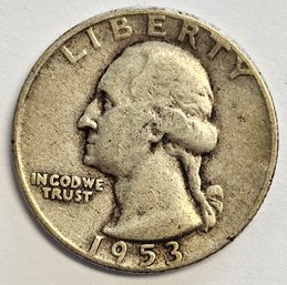 1953 Washington Quarter .900 Silver