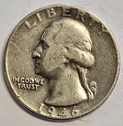 1946 Washington Quarter .900 Silver