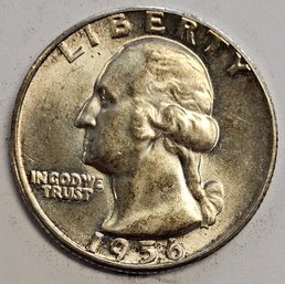 1956 WASHINGTON QUARTER  .900 SILVER