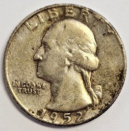 1952 Washington Quarter .900 Silver