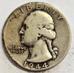 1944 D Washington Quarter .900 Silver