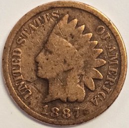 1887 Indian Head Penny