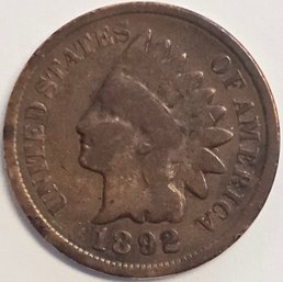 1892 Indian Head Penny