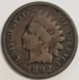 1892 Indian Head Penny