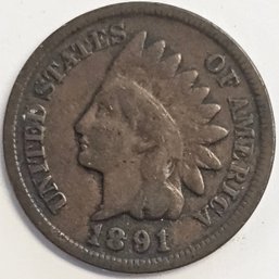 1891 Indian Head Penny