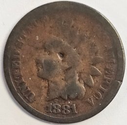 1881 Indian Head Penny