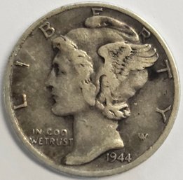 1944 Mercury Dime .900 Silver