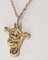 Vintage GP Over Sterling Silver Necklace With TIGGER From DISNEY'S WINNIE The POOH!!!!