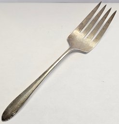 Heirloom Sterling Silver Serving Fork (lasting Spring Design) 56.0 Grams