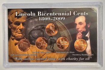 2009 Lincoln Bicentennial Cents Set Whitman Publishing 5 Coin Set