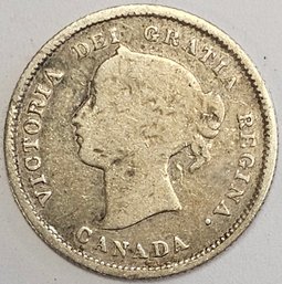 1872 Canadian Nickel .800 Silver