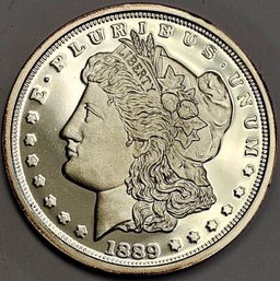 1889 Large Morgan Dollar Copy (AA7131) NOT SILVER