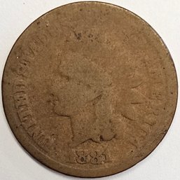 1881 Indian Head Penny