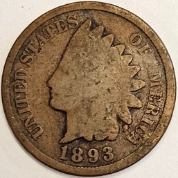 1893 INDIAN HEAD PENNY