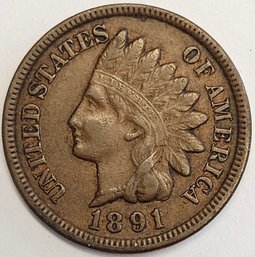 1891 Indian Head Penny